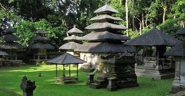 The Peaceful Forest and Monkey Sanctuary Alas Kedaton Temple Bali